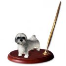 DPH129A Lhasa Apso, Gray, Sport cut Pen Set