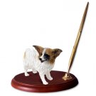 DPH47A Papillon, Brown & White Pen Set