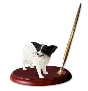 DPH47B Papillon, Black & White Pen Set