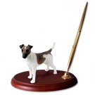 DPH50A Fox Terrier, Brown & White Pen Set