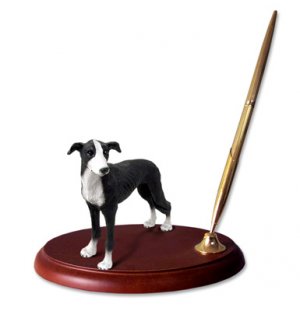 DPH54A Greyhound, Black & White Pen Set