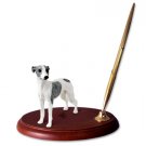 DPH92C Whippet, Gray & White Pen Set