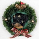 DPX11 Rottweiler Wreath Ornament