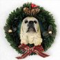 DPX15C Cocker Spaniel Blonde Wreath Ornament