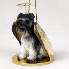DTA103B Schnauzer, Gray, Uncropped Angel