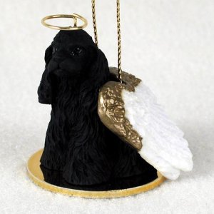 DTA15B Cocker Spaniel, Black Angel