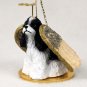 DTA15E Cocker Spaniel, Black & White Angel