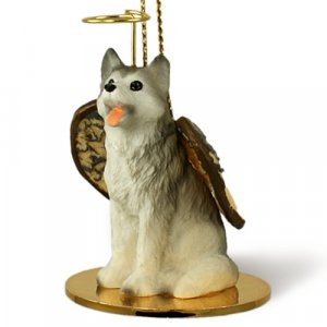 DTA17D Husky, Gray & White, Brown Eyes Angel