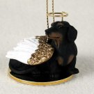 DTA19B Dachshund, Black Angel