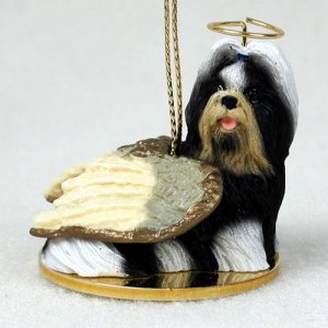 DTA26D Shih Tzu, Black & White Angel