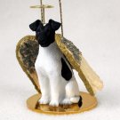 DTA50B Fox Terrier, Black & White Angel