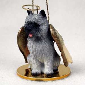 DTA53A Cairn Terrier, Gray Angel