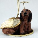 DTA60A Dachshund, Longhaired, Red Angel