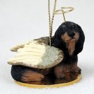 DTA60B Dachshund, Longhaired, Black Angel