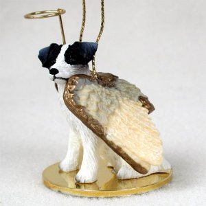 DTA63B Jack Russell Terrier, Black & White, Rough Coat Angel