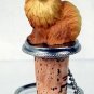 DTB03A Pomeranian, Red Bottle Stopper