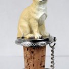 DTB06B Chihuahua, Tan & White Bottle Stopper