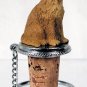DTB09 Golden Retriever  Bottle Stopper