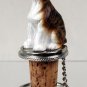 DTB102C Boxer, Brindle, Uncropped Bottle Stopper