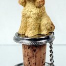 DTB104C Poodle, Apricot, Sport cut Bottle Stopper