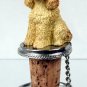 DTB104C Poodle, Apricot, Sport cut Bottle Stopper