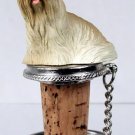 DTB10C Lhasa Apso, Blonde Bottle Stopper