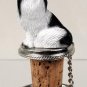 DTB110A Japanese Chin, Black & White Bottle Stopper