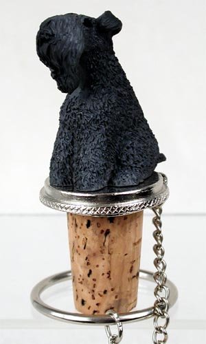 DTB114 Kerry Blue Terrier Bottle Stopper