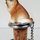 DTB123 Chihuahua, Long Haired Bottle Stopper