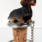 DTB124 Wire Haired Dachshund Bottle Stopper
