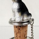 DTB128D Shih Tzu, Black & White, Sport cut Bottle Stopper