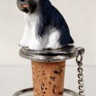 DTB13B Schnauzer, Gray Bottle Stopper