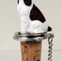 DTB22A Springer Spaniel, Liver & White Bottle Stopper