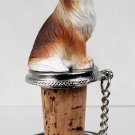 DTB23A Collie, Sable Bottle Stopper