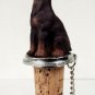 DTB25B Doberman, Red Bottle Stopper