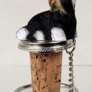 DTB26D Shih Tzu, Black & White Bottle Stopper