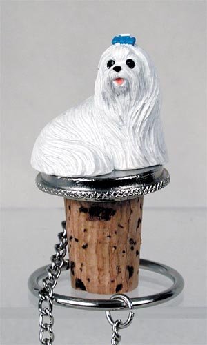 DTB34 Maltese Bottle Stopper