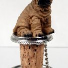 DTB40A Shar Pei, Brown Bottle Stopper