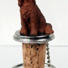 DTB41 Irish Setter Bottle Stopper