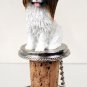 DTB47A Papillon, Brown & White Bottle Stopper