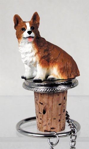 DTB51A Welsh Corgi, Pembroke Bottle Stopper