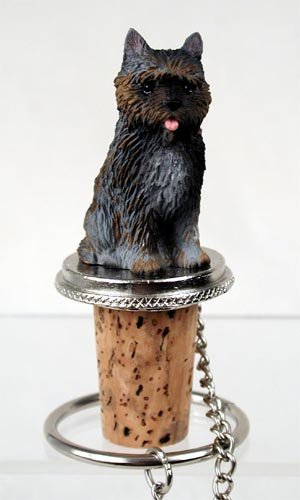 DTB53C Cairn Terrier, Brindle Bottle Stopper