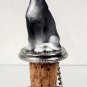 DTB54B Greyhound, Gray Bottle Stopper