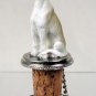 DTB54D Greyhound, Tan & White Bottle Stopper