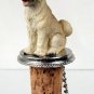 DTB55B Akita, Fawn Bottle Stopper