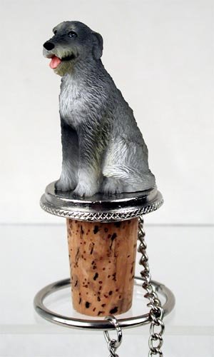 DTB76 Irish Wolfhound Bottle Stopper