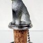 DTB76 Irish Wolfhound Bottle Stopper