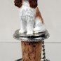 DTB80A Cavalier King Charles, Brown & White Bottle Stopper