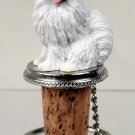 DTB83 American Eskimo Miniature Bottle Stopper