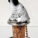 DTB84A English Setter, Blue Belton Bottle Stopper